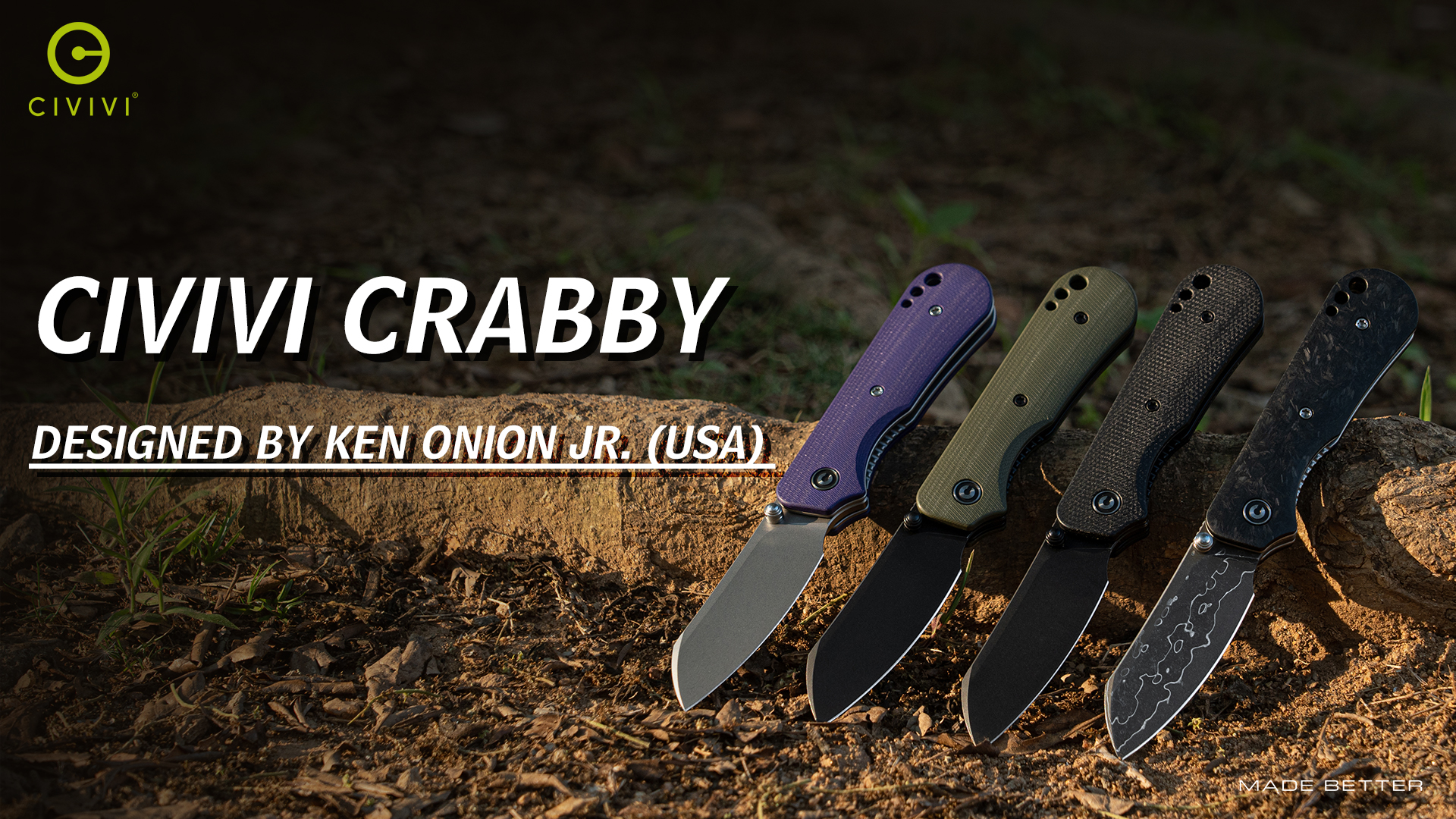 Amazon.com : CIVIVI Crabby Pocket Knife, EDC Folding Knife for Men