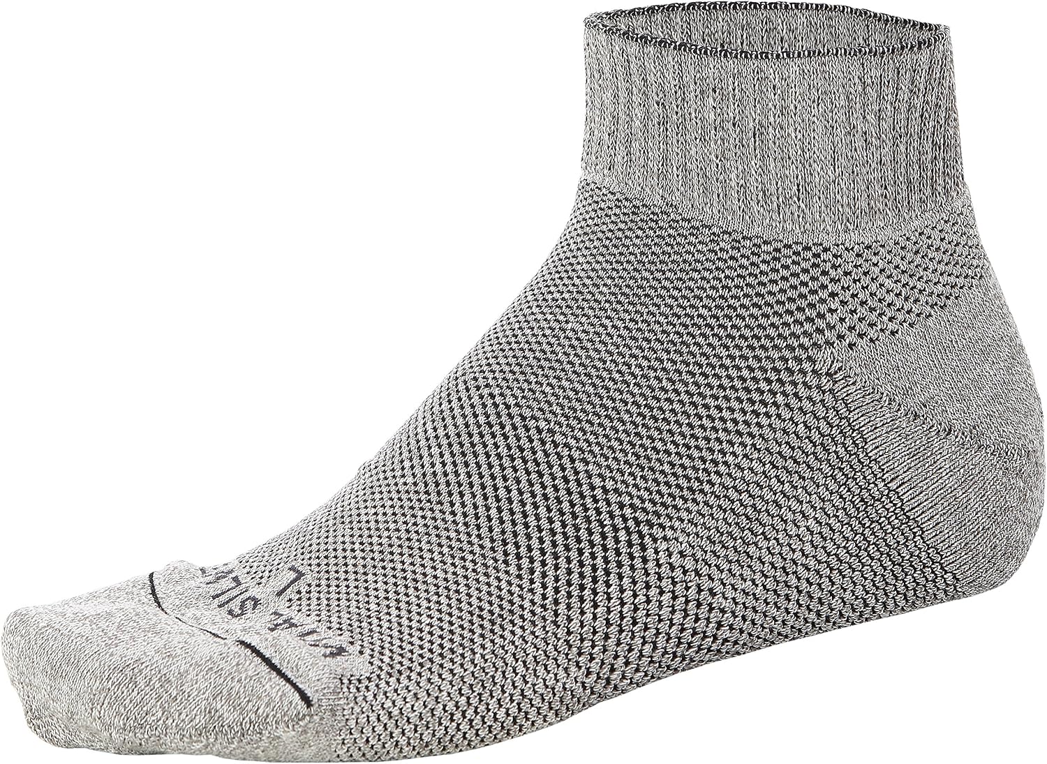 Vital Salveo- Soft Non binding Seamless Circulation Diabetic Socks- ankle short (1 pair) (Small), Light Grey