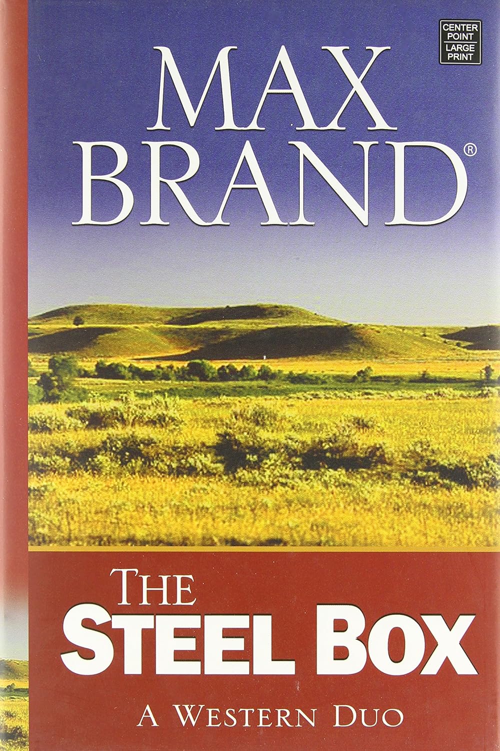 Amazon The Steel Box A Western Duo (Center Point Large Print Western