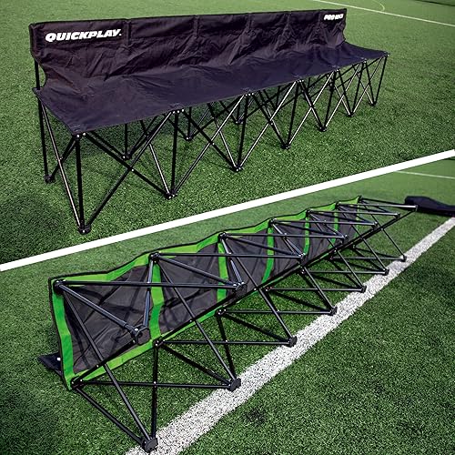Miniatura 8 de QUICKPLAY PRO - Banco plegable portátil de 4, 6, 9 asientos y refugio de banco de 6 asientos, banco resistente de instalación rápida (6 asientos)