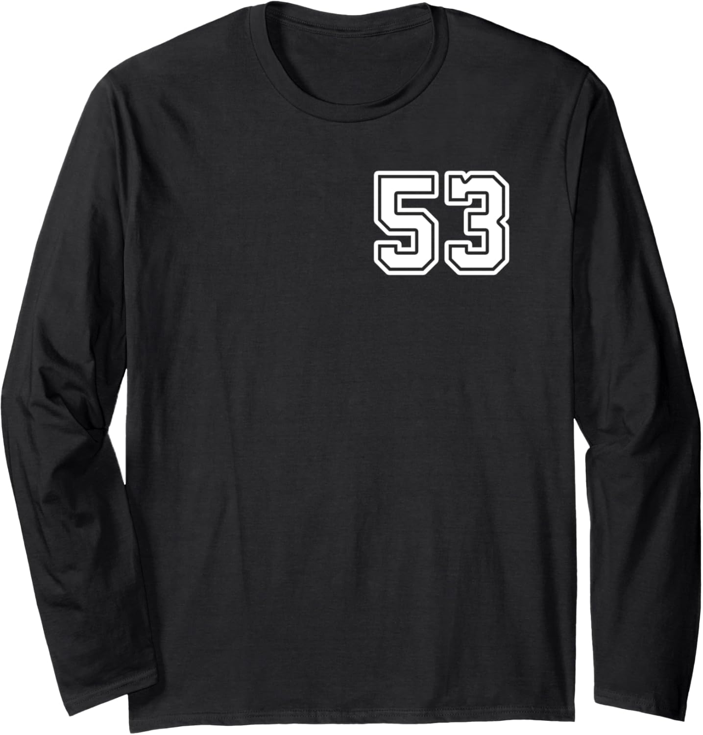 Number 53 Shirt #53 Player Sports Team Men Women Kids Long Sleeve T-Shirt Number 53 Shirt #53 Player Sports Team Men Women Kids Long Sleeve T-Shirt
