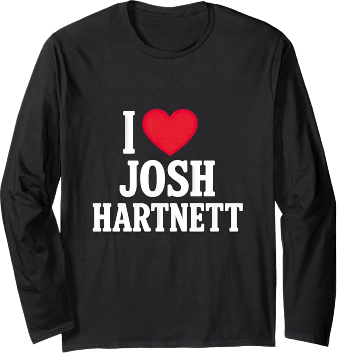 I Love Josh Hartnett – Retro Heart Fan Art Long Sleeve T-Shirt