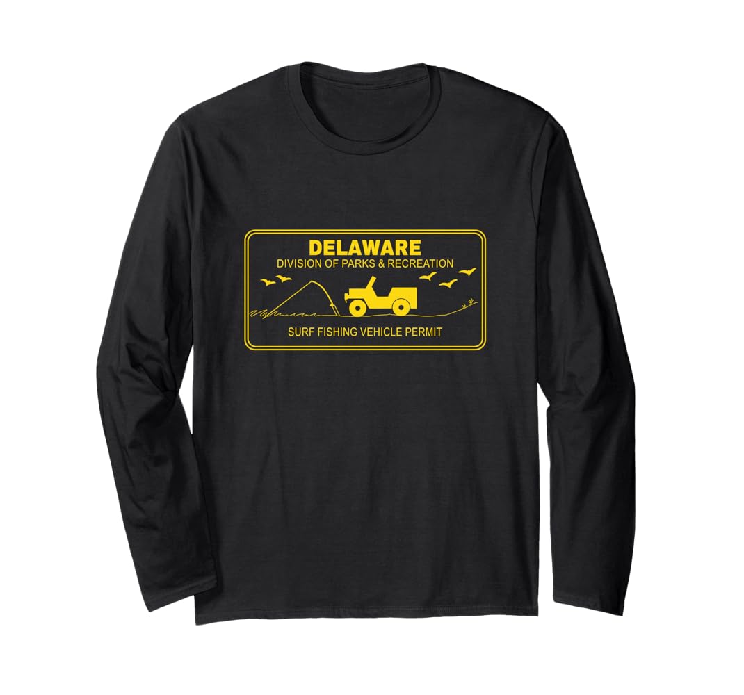 Delaware Parks Surf Fishing Permit Design Long ... - Amazon.com