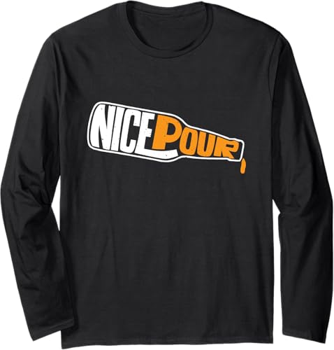 Hilarious Liquor Line for Beer Sommeliers and Experts Long Sleeve T-Shirt