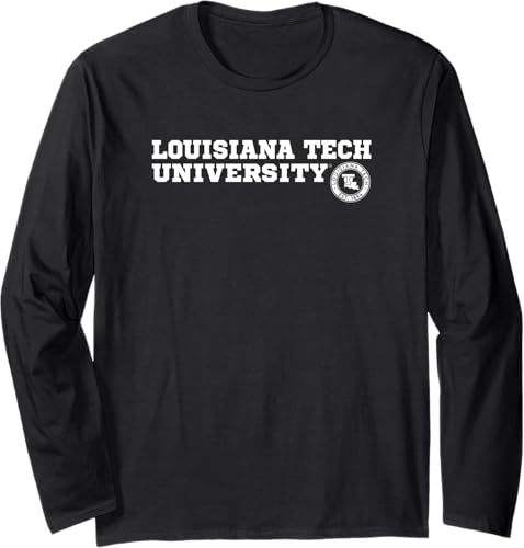 Louisiana Tech Bulldogs Block Text Long Sleeve T-Shirt