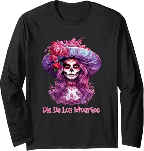 Mexican Culture Floral Gothic Skull Love Mexico