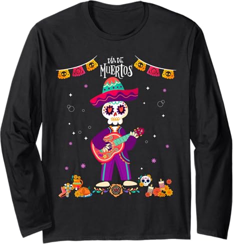 Day Of The Dead Sugar Skull Skeleton T Shirts Men
