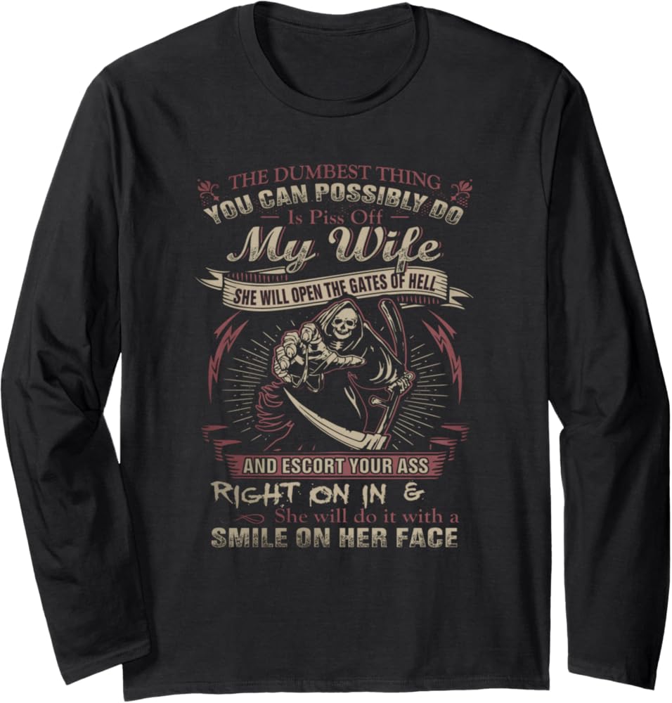 wife piss Amazon.com: The Dumbest Thing You Can Possibly Do Is Piss Of My Wife Long  Sleeve T-Shirt : Clothing, Shoes & Jewelry