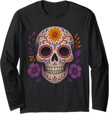 Funny Day Of The Dead Skull Mexico costume tee