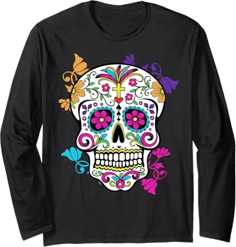 Dia de Los Muertos ,Sugar Skull Tee