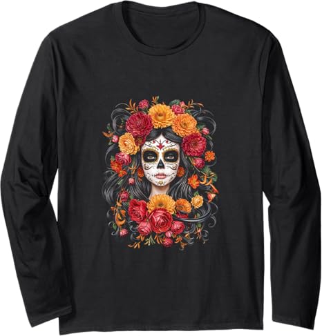 Sugar Skull Floral Catrina