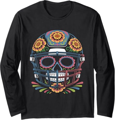Sugar Skull Football Día de Muertos Fans