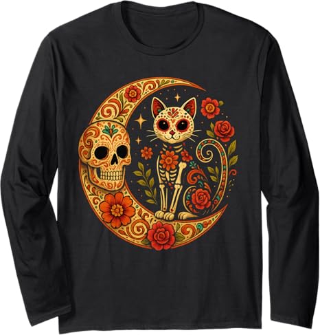 Funny Day Of The Dead Skull Mexico costume tee
