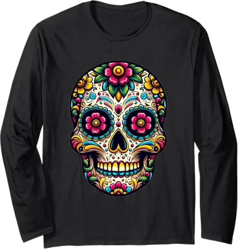 Floral Sugar Skull Rose Flowers Mycologist Gothic