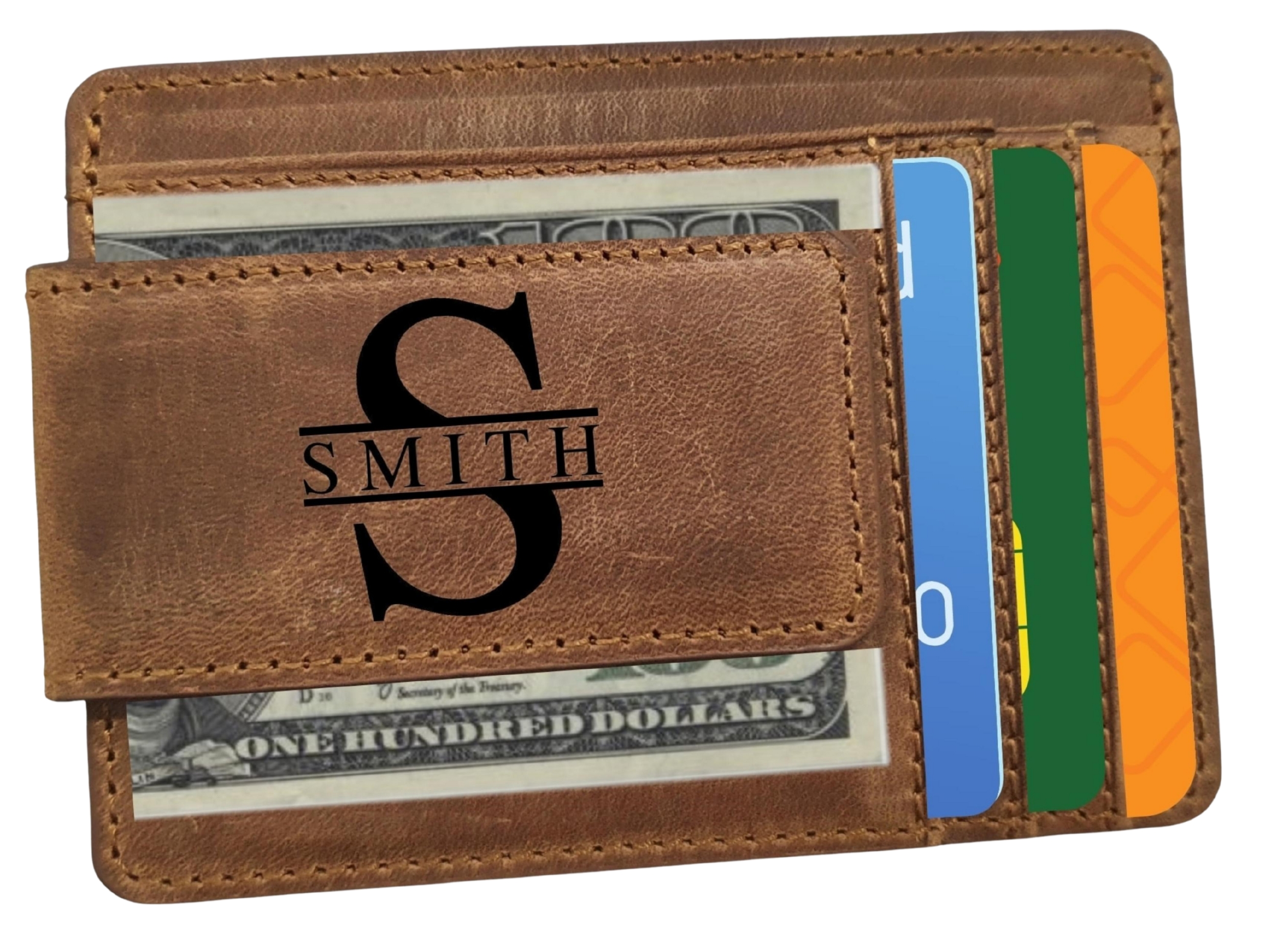 Personalized-Leather-Money-Clip-with-Magnetic-Closure-Custom-Engraved-Front-Pocket-Minimalist-Wallet-for-Men