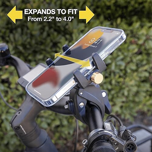 Miniatura 4 de Scosche BMG2-SP HDGrip Soporte de motocicleta de liberación rápida, abrazadera de teléfono para manillar de bicicleta con soporte ajustable para