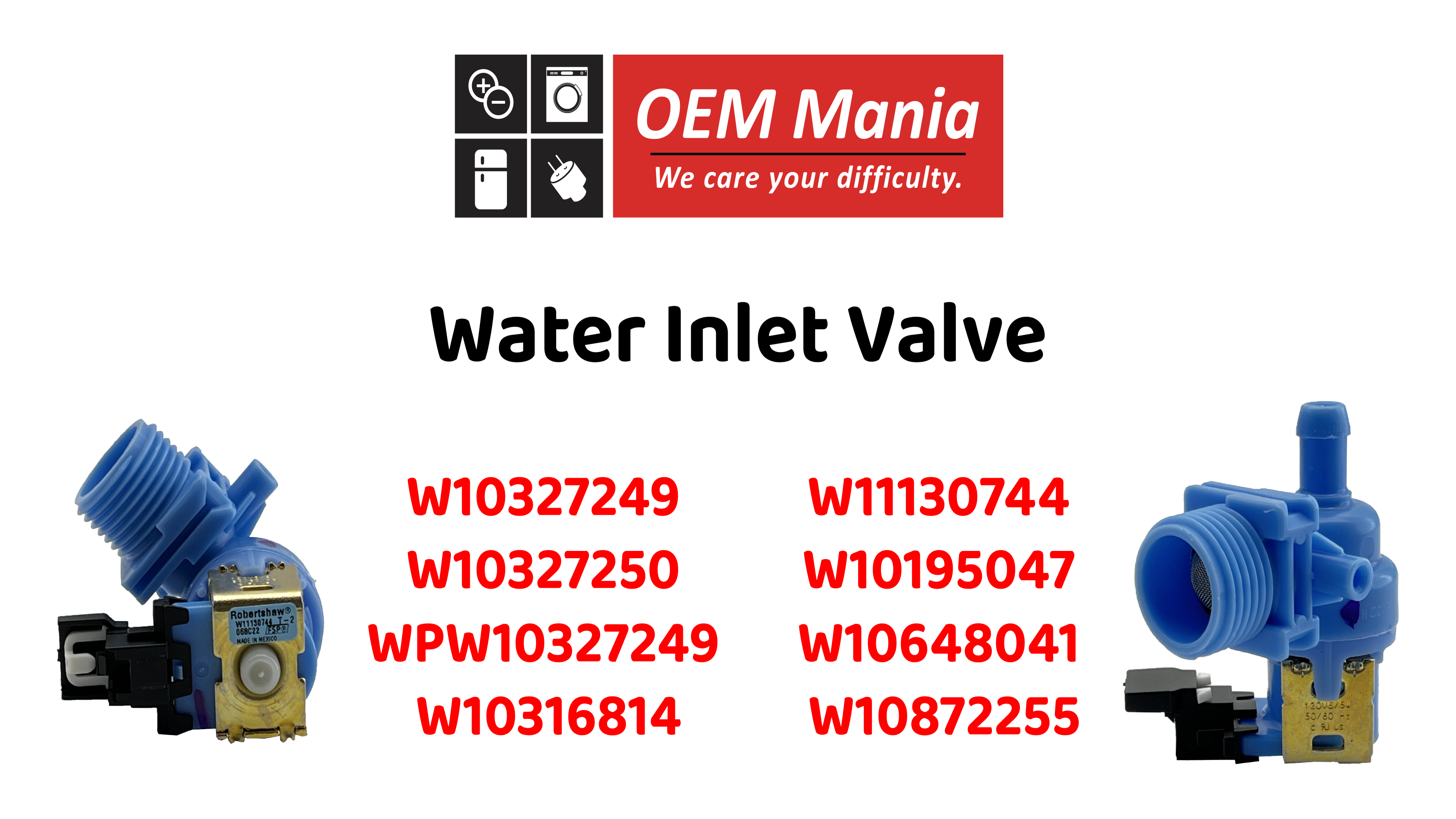 W10327250 - Valvola aspirazione acqua lavastoviglie Whirlpool