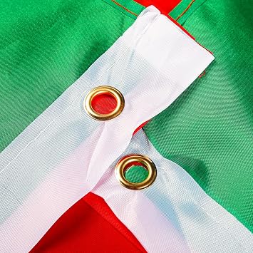 Large Portugal Flag 5ft x 3ft for Decorations, Portuguese Flag Polyester Double Side with Brass Eyelets for World Cup Football National Day Garden Street Indoor Outdoor