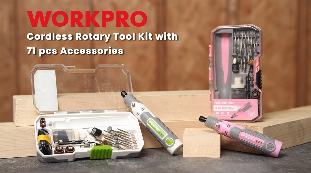 Watch WORKPRO 3.6V Electric Rotary Tool Set on Amazon Live