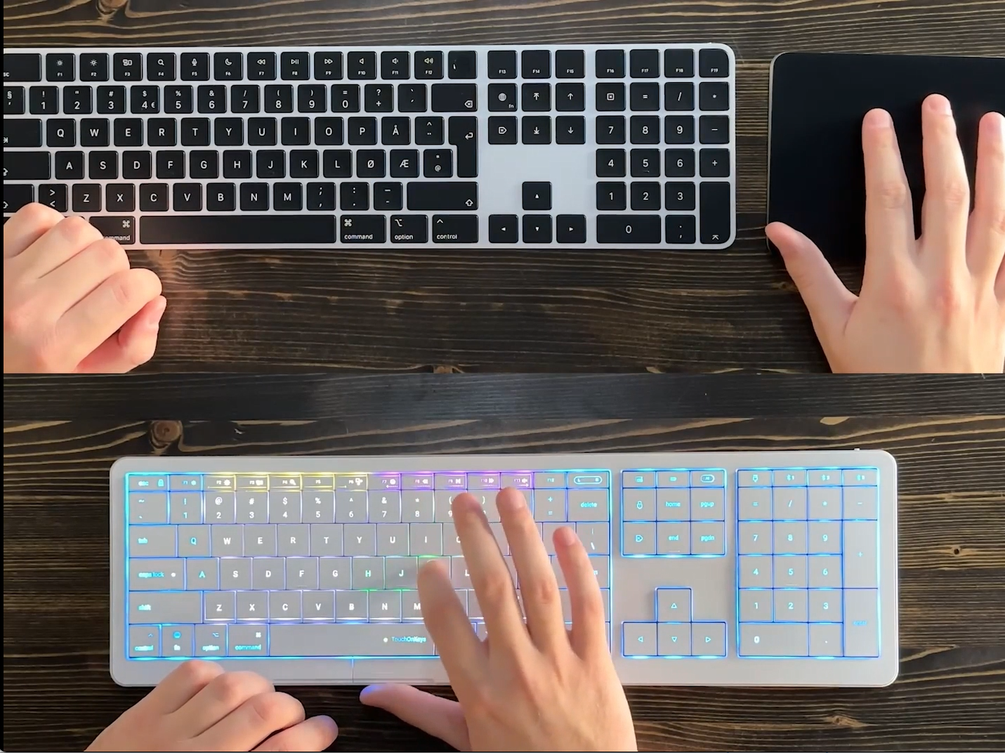 Amazon.com: Clevetura CLVX 1 Mac Wireless Keyboard with Trackpad