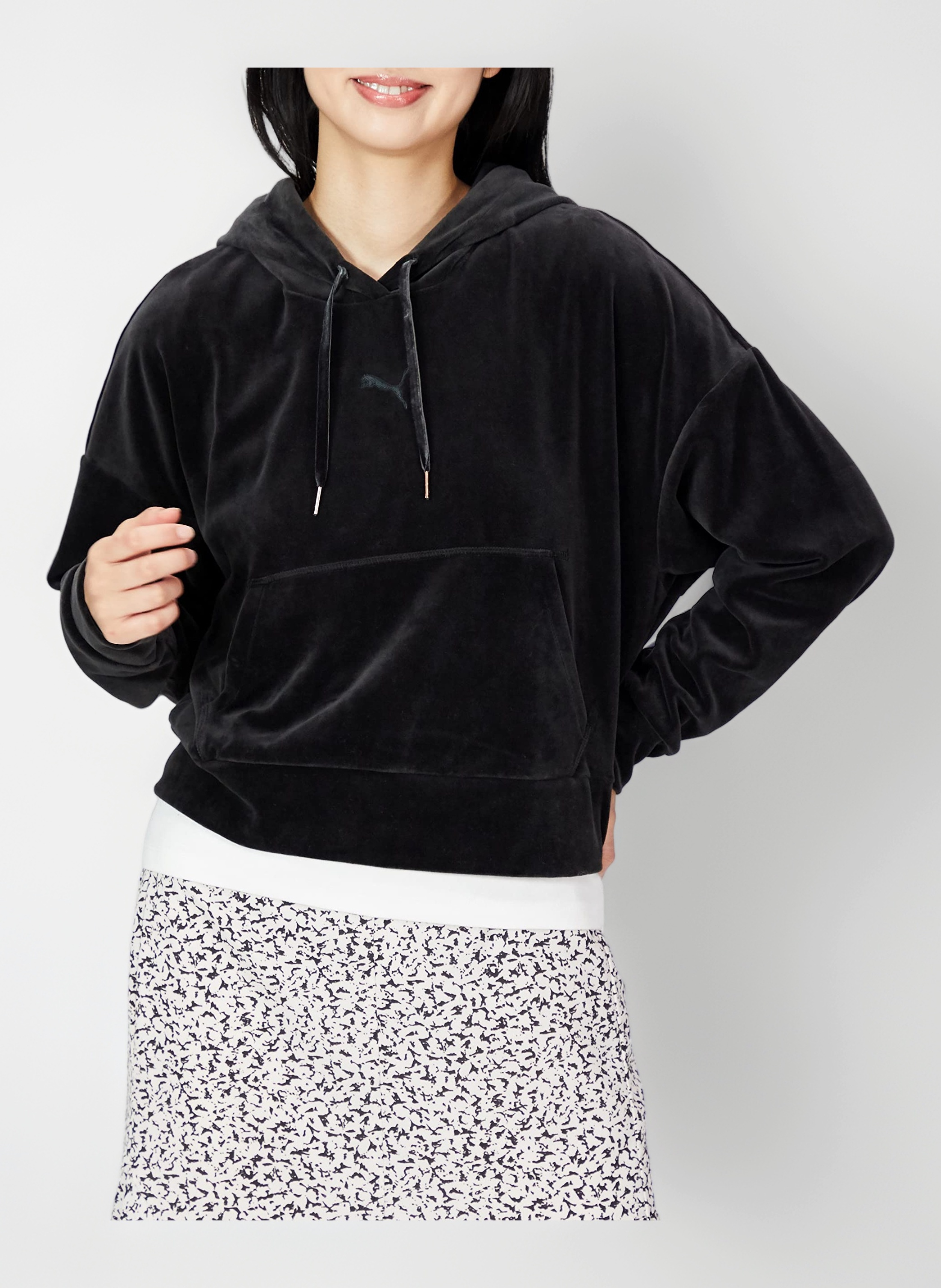Amazon.co.jp: PUMA(プーマ) スウェット パーカー HER ベロア