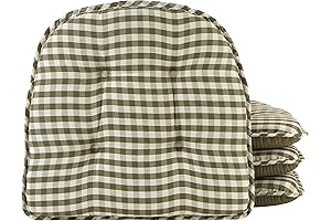 Non-Slip, U-Shaped Kitchen Chair Cushions Elevate Comfort for Dining, Kitchen, and Office