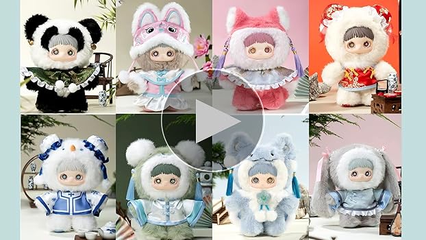 Maymei V3 春の詩、ぬいぐるみ ブラインドボックスセット 8個入り 本物の Maymei V3 ブラインドボックス詩の春サプライズバッグ