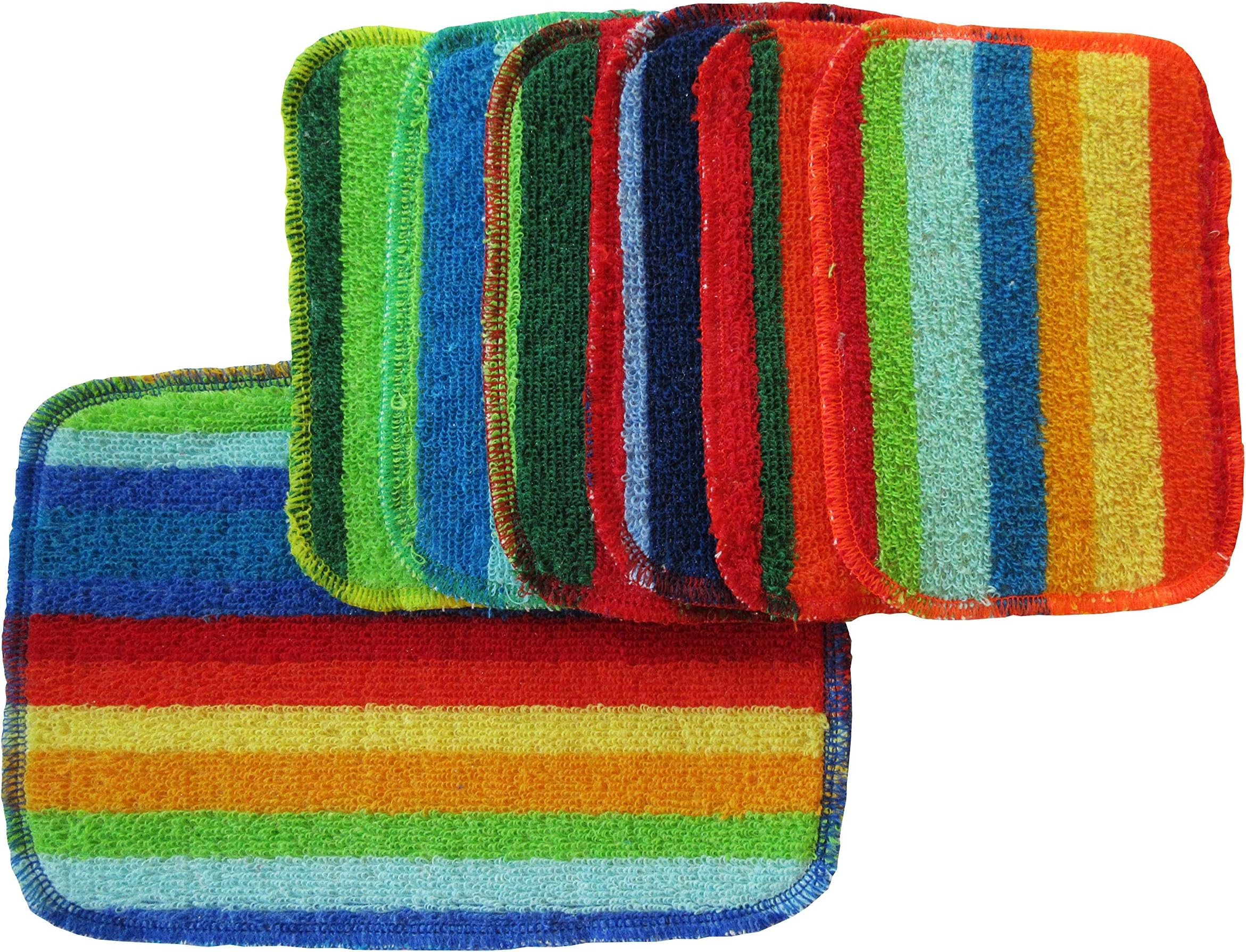 Rainbow Scrubbies 6 Regular & 1 Large