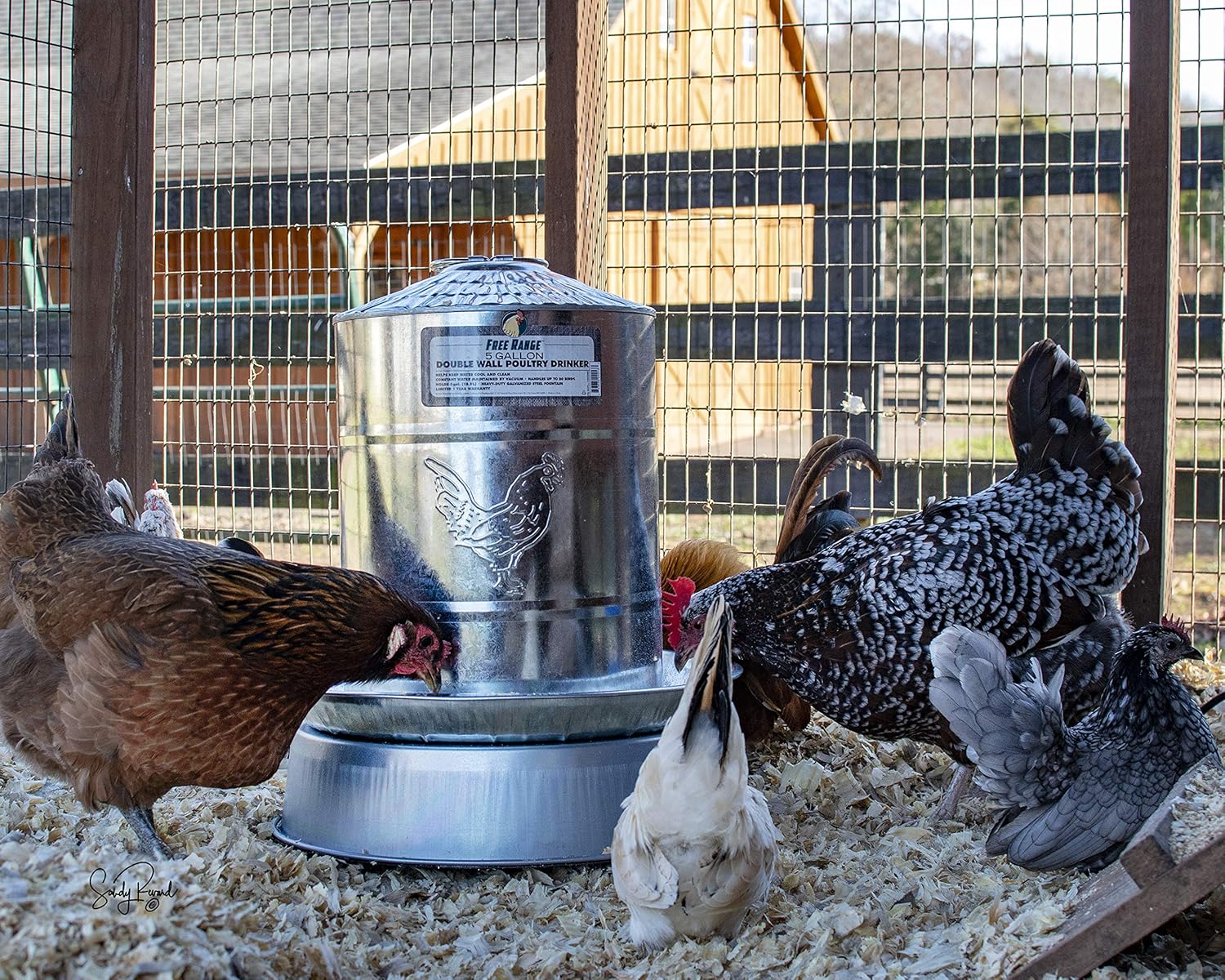 Harris Farms Manna Pro Chicken Supplies | Chicken Waterer Heated Base | Harris Farms Poultry Drinker | Chicken Coop Accessories