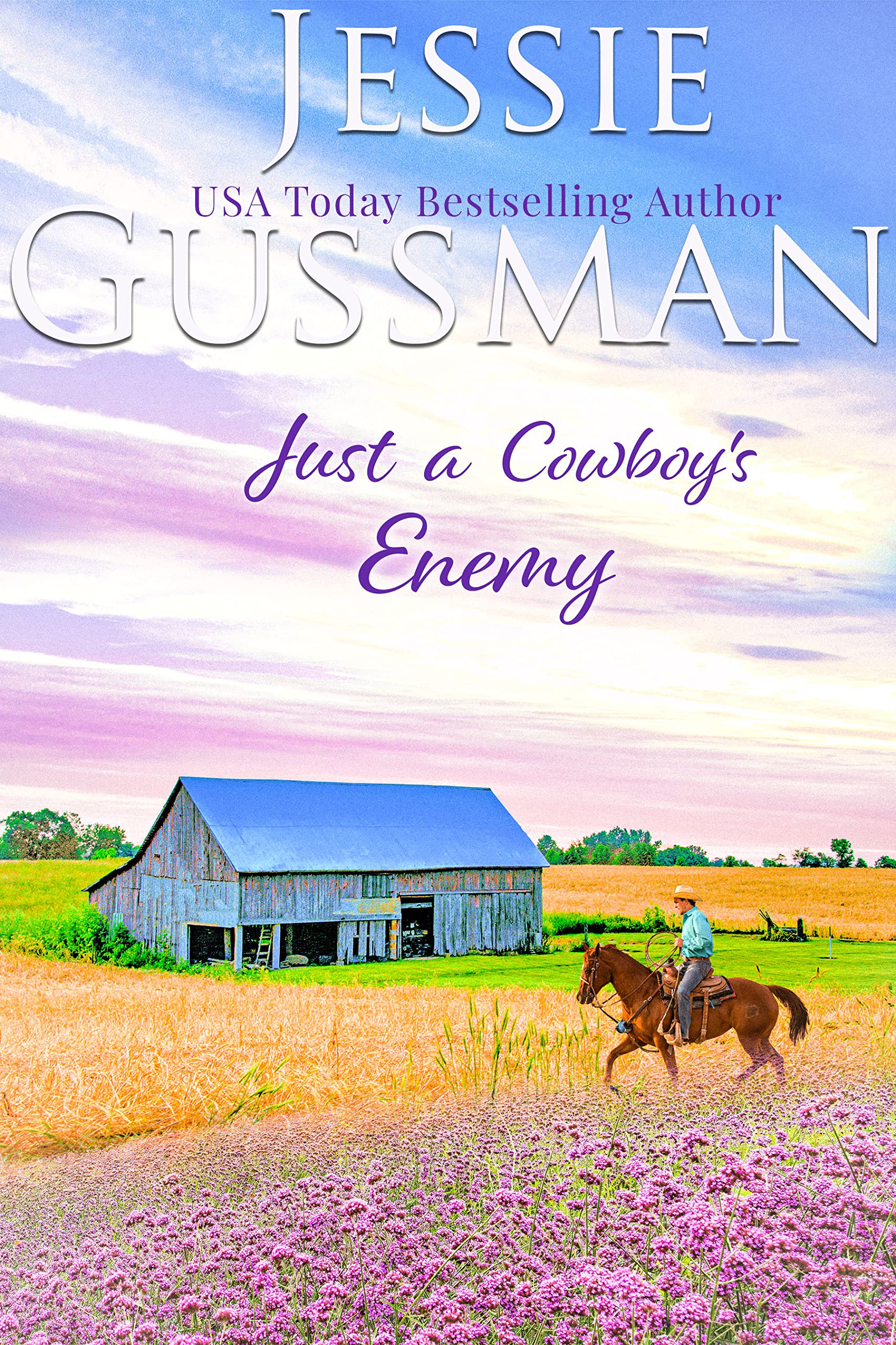 Just a Cowboy's Enemy (Sweet western Christian romance book 3) (Flyboys of Sweet Briar Ranch in North Dakota)