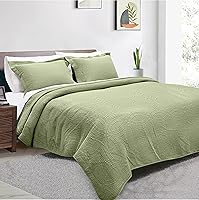 Vista 12 de Threadmill Juego de edredones de tamaño King Juego de edredón King de 3 piezas con 2 fundas de almohada, reversible, suave, transpirable y ligero