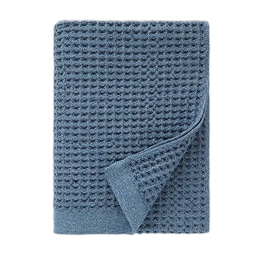 ONSEN - Bath Towel - Waffle Weave - 100% Supima Cotton - Lusciously Soft, Durable, Fast Absorbing - Quick Dry - Ultra-Soft - Plush & Absorbent - Luxury Bathroom Towel - 31" x 57" - Cinder Grey