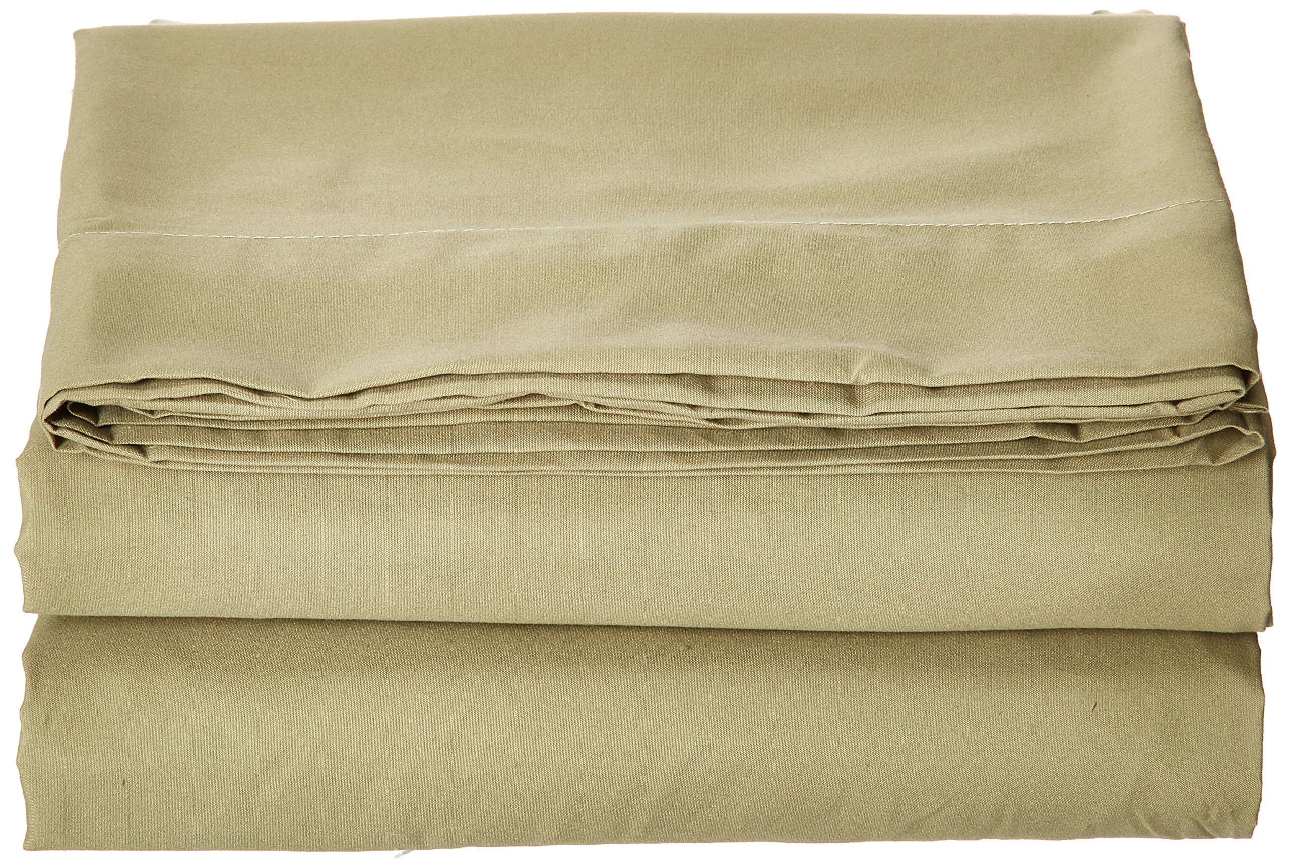 Luxury Flat Sheet on Amazon Elegant Comfort Wrinkle-Free 1500 Premier Hotel Quality 1-Piece Flat Sheet, Queen Size, Sage