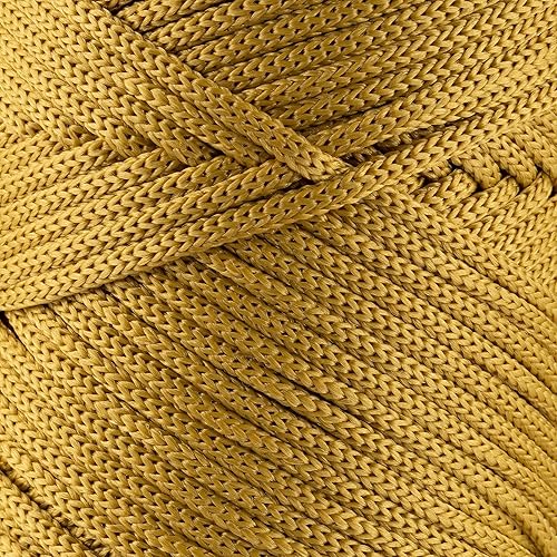 Miniatura 2 de Sensy - Cuerda de poliéster prémium de 0.118 pulgadas (0.118 in), 131 yardas, cordón de 100% polipropileno, cordón de macramé de 0.118 in, cuerda de