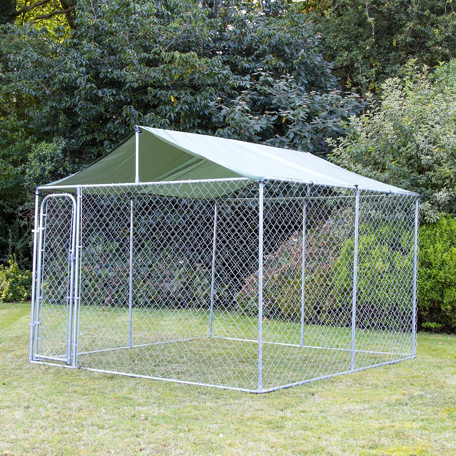 Cozy Pet Dog Run With Roof Puppy Enclosure Chicken Runs Whelping Pen