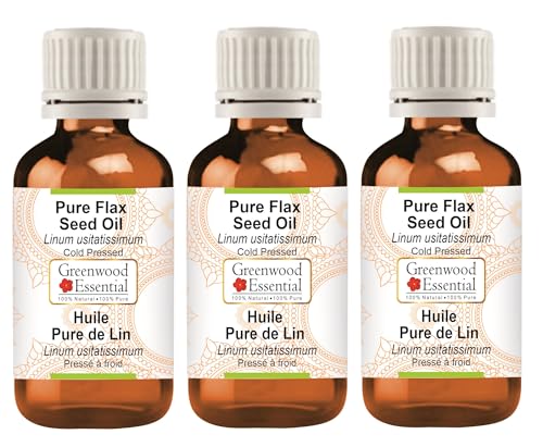 Huile de lin naturelle Greenwood Essential pour restaurer le bois usé 100 ml x 3