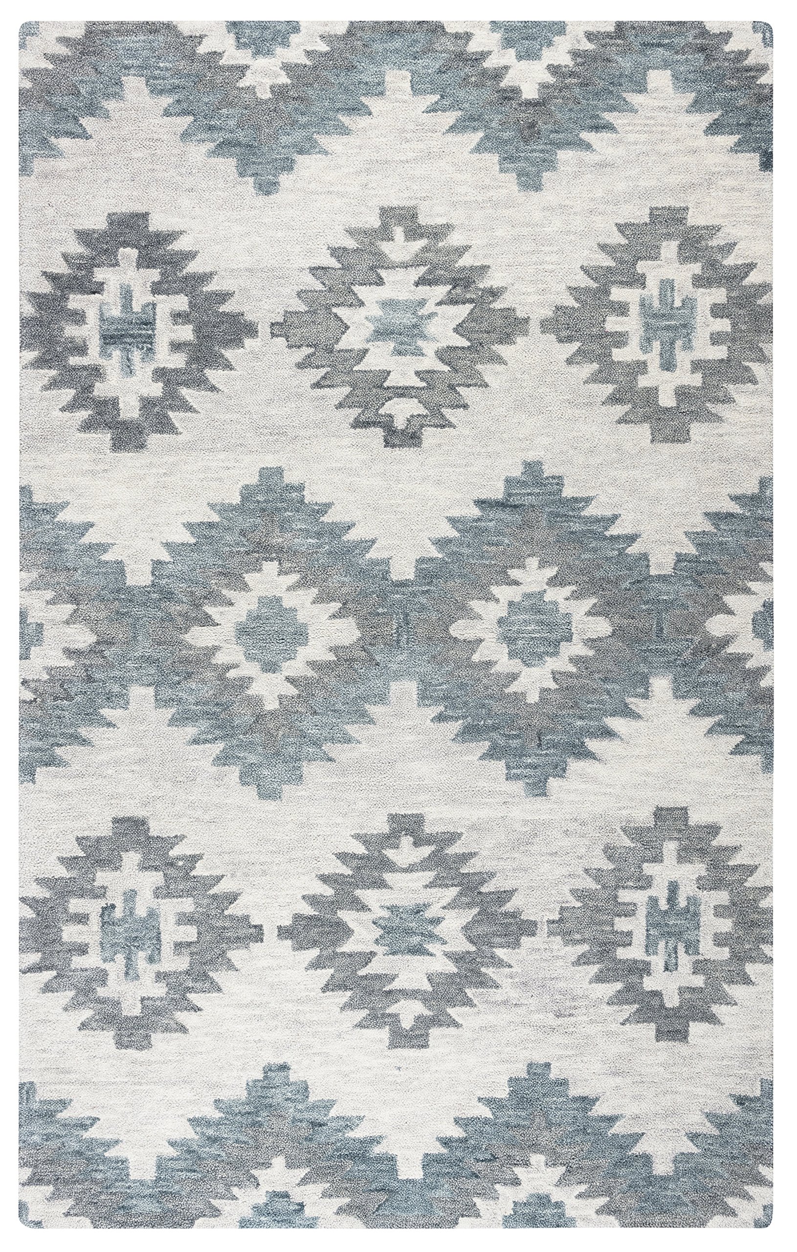 Amazon.com: Rizzy Home | LO9996 | Leone Collection | Wool Area Rug