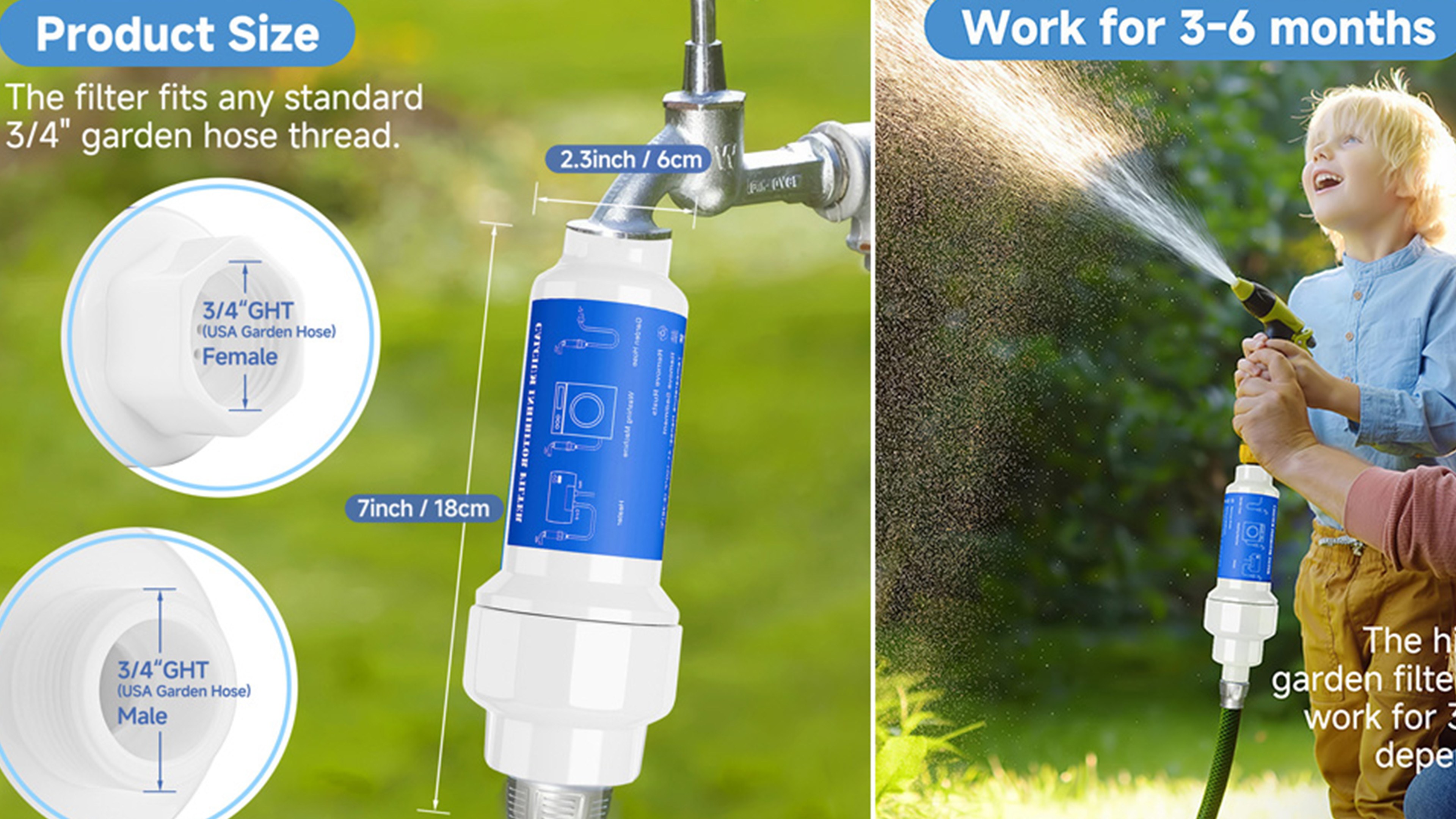 Amazon.com: Mornajina Calcium Inhibitor Filter for 3/4