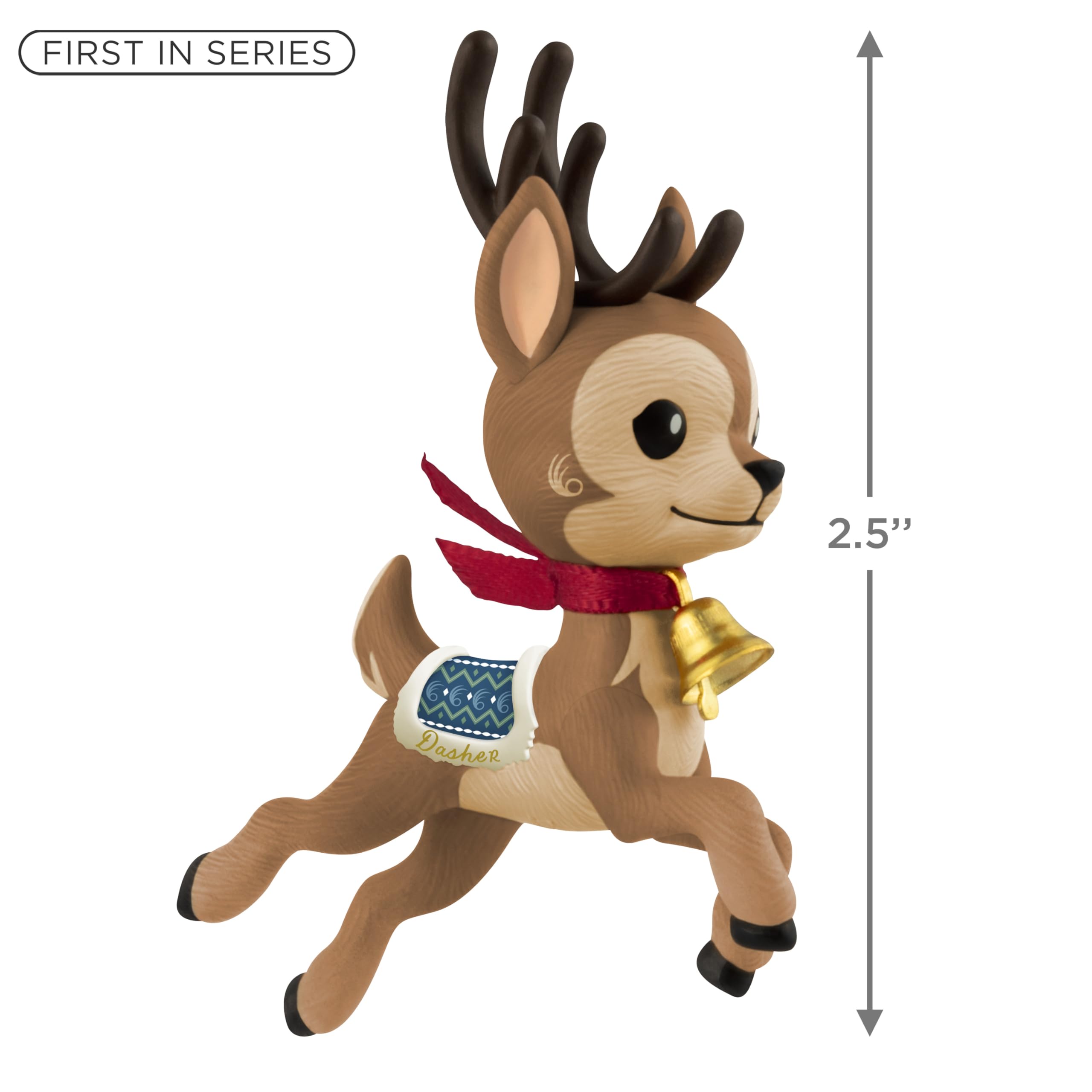  Little Reindeer 新品 Hallmark Keepsake Christmas Ornament 2025, Eight Tiny Reindeer