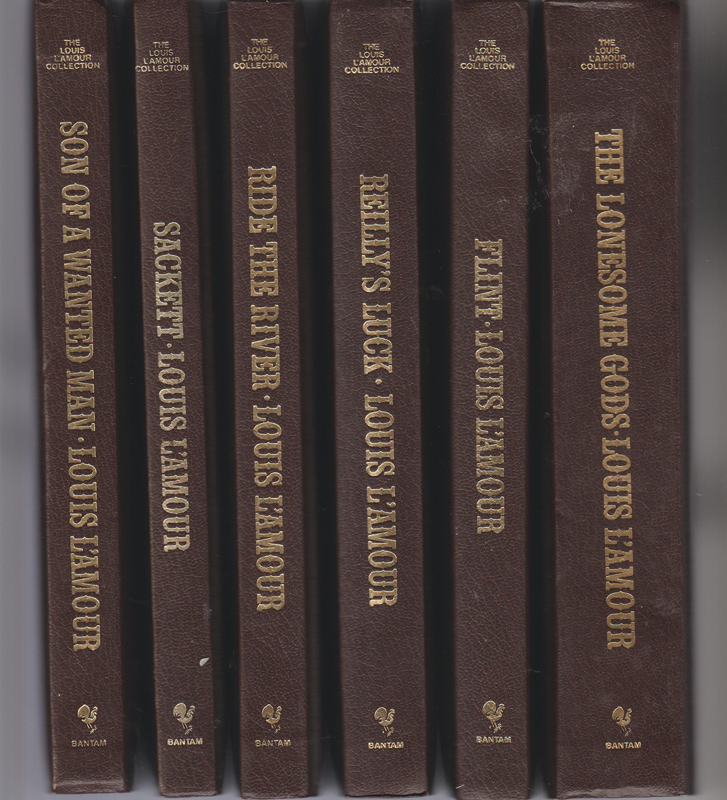 Louis L'Amour Collection - Set of 6 Volumes - Leatherette Hardcovers ...
