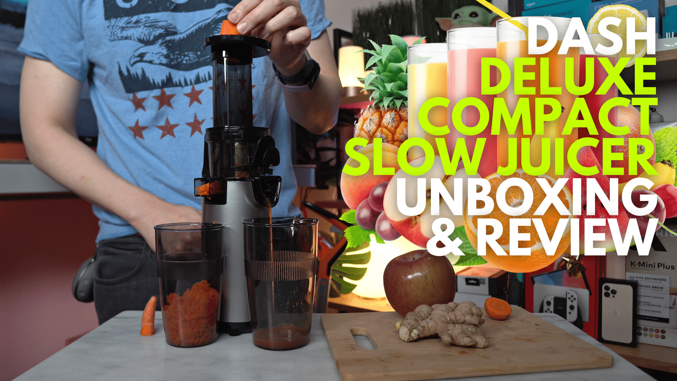 Watch Dash Deluxe Compact Slow Juicer