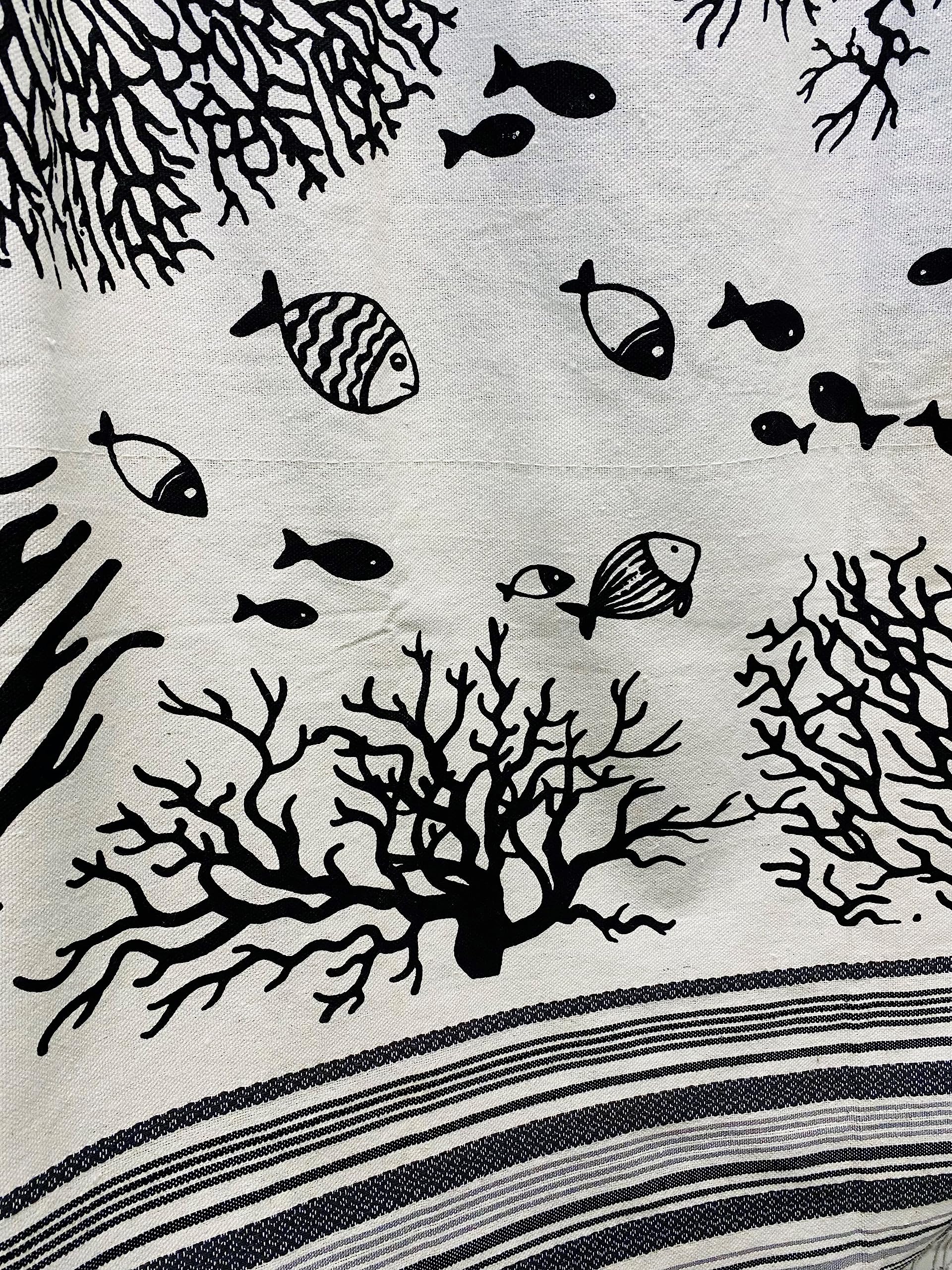 Drap De Plage Xxl Villages De Provence - Fouta De Plage XXL - Serviette