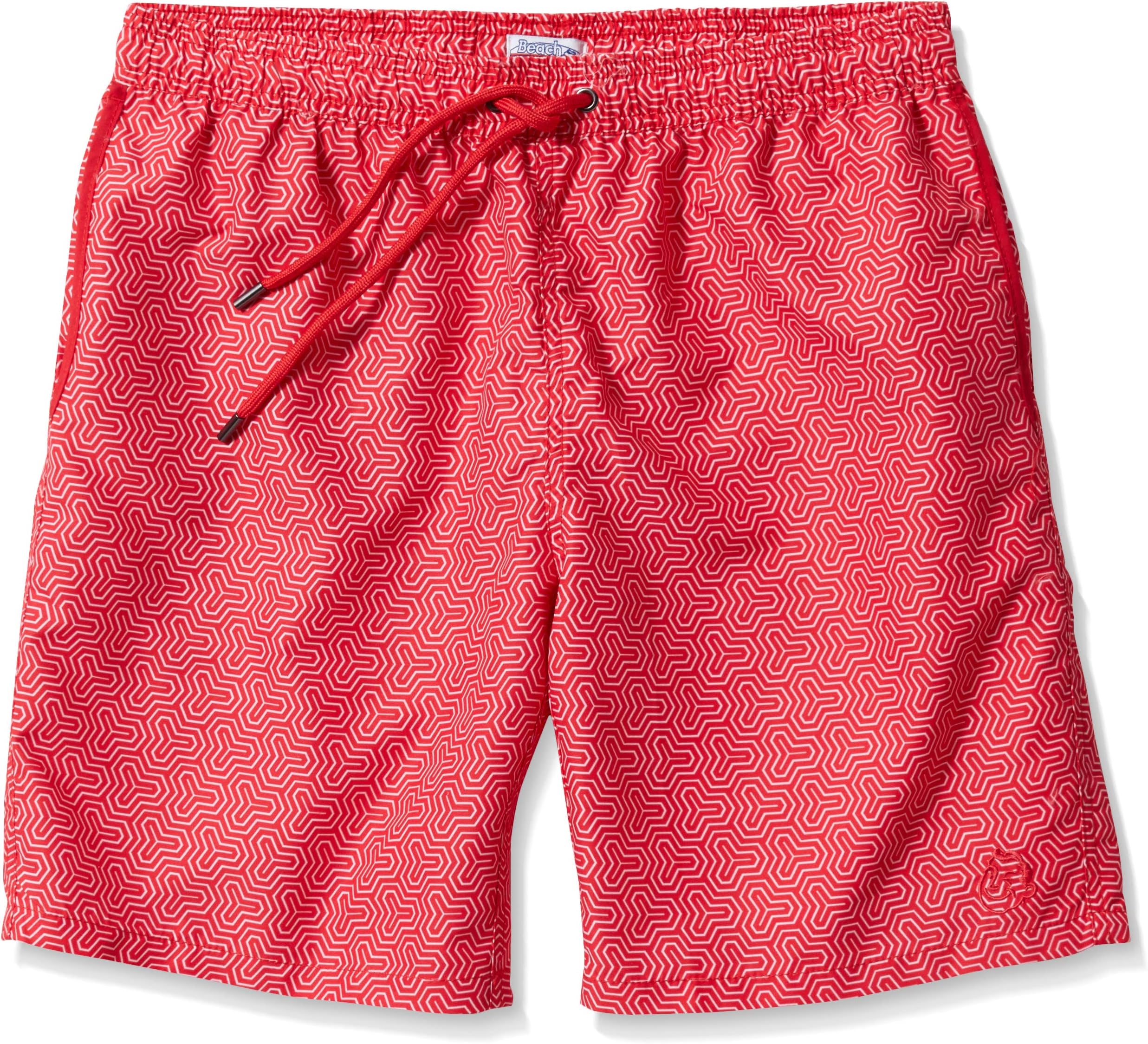 mens Geo Swim Trunks