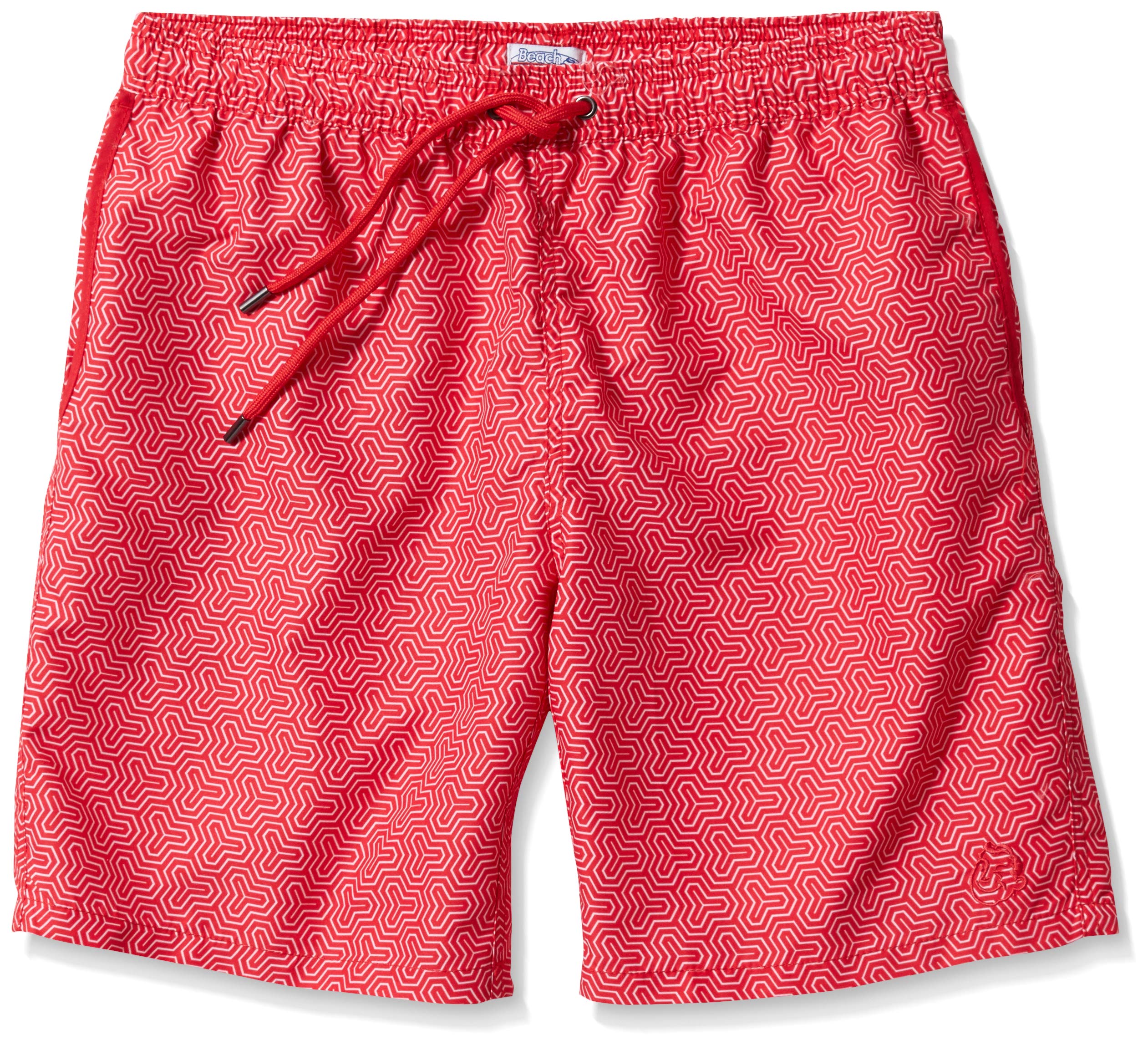 mens Geo Swim Trunks