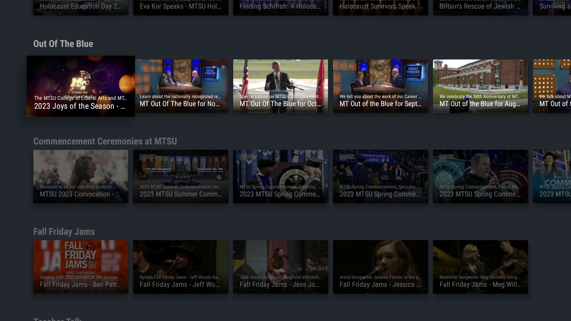 True Blue TV App on Amazon Appstore