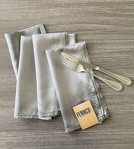 Miniatura 10 de Fennco Styles Camino de mesa transparente geométrico bordado, 16 pulgadas de ancho x 72 pulgadas de largo, mantel plateado para el hogar, comedor