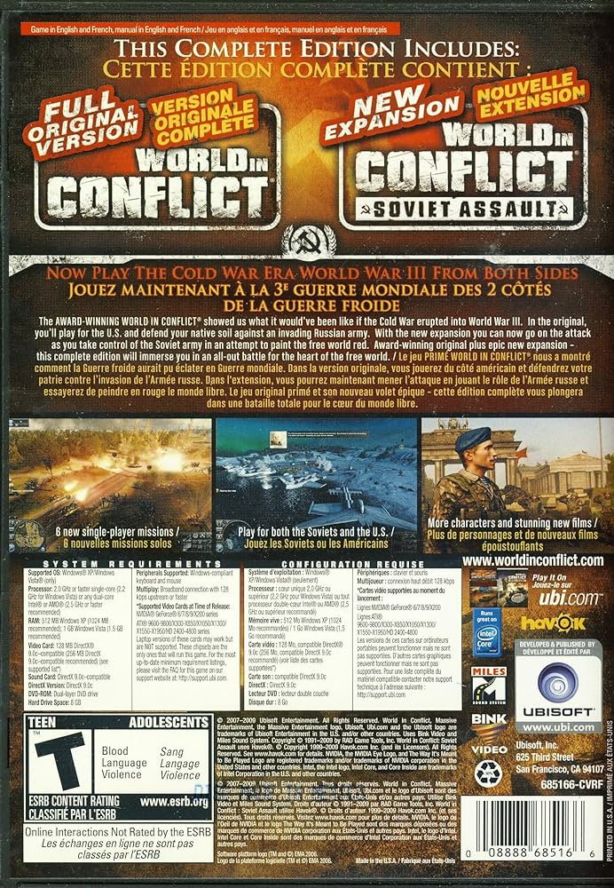 その他 World War II: A World in Conflict [DVD] [Import] World in Conflict / End War (PC) *New,Sealed* (AMAZING DVD