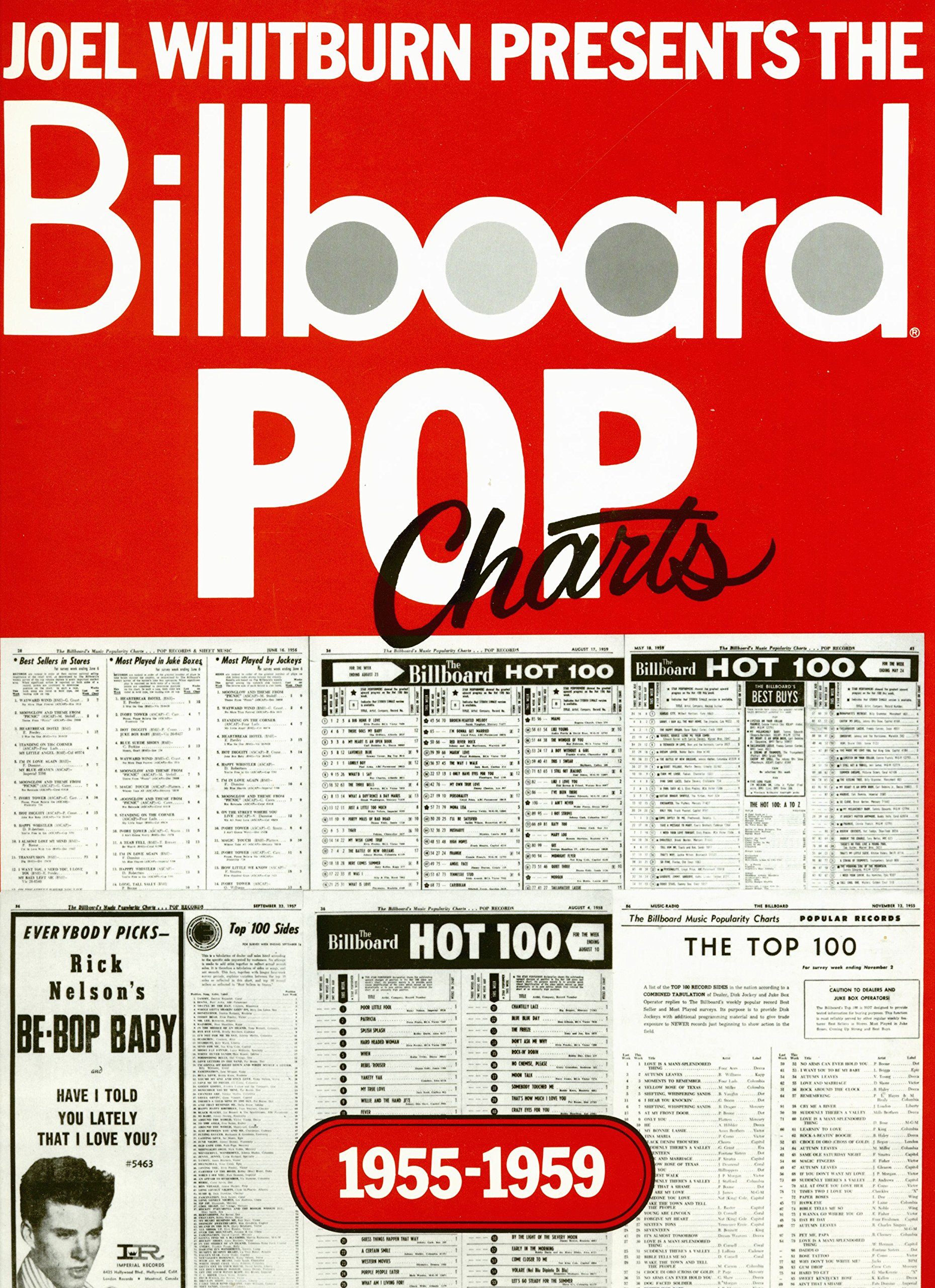 Billboard Pop Charts 1955-1959 par Joel Whitburn livre de collection