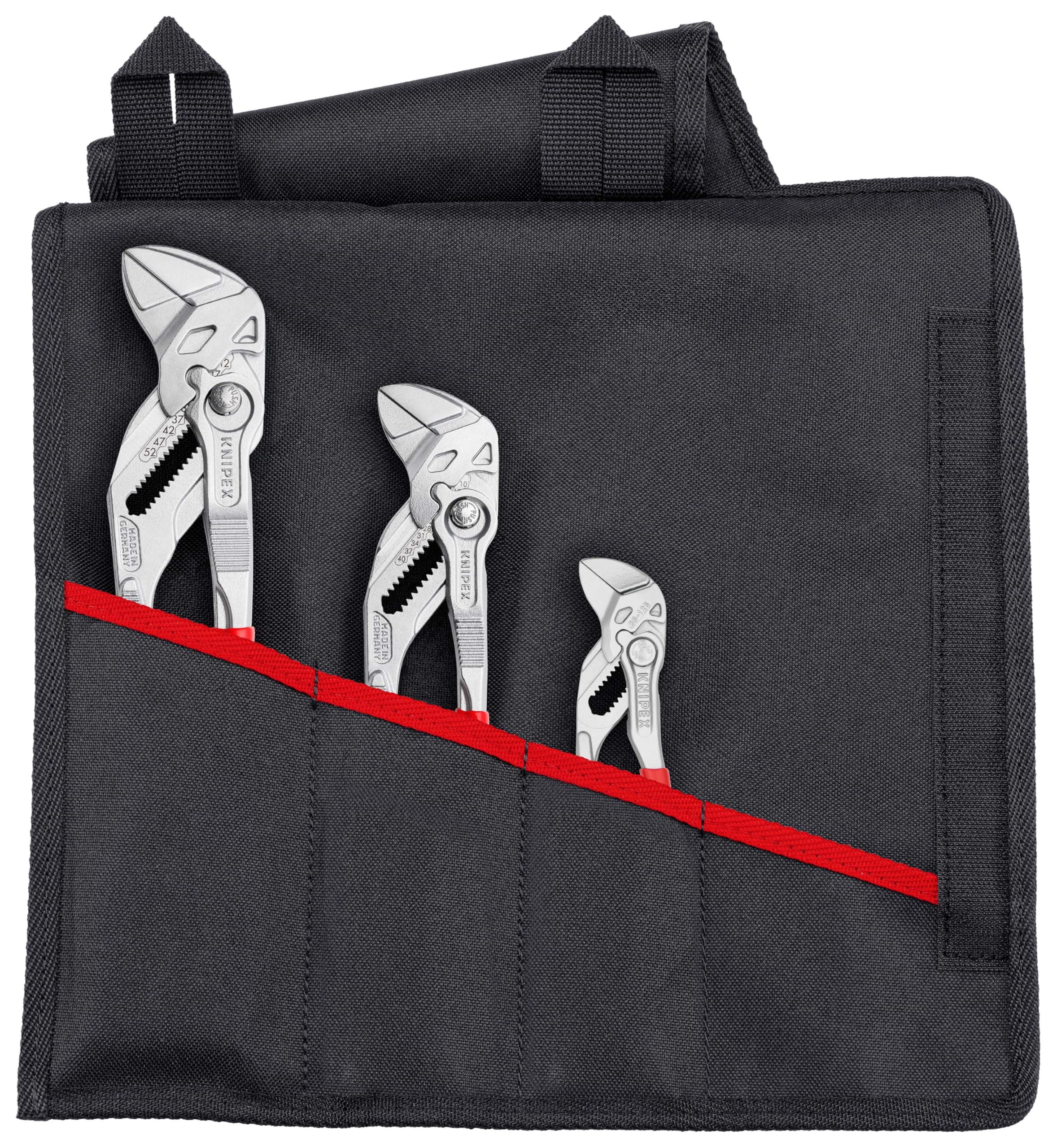 Knipex Black Set Of Pliers Wrenches 3 Parts 330 Mm, 00 19 55 S6