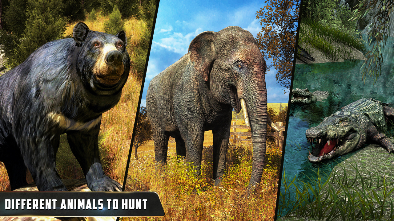 Wild Animal Survival Shooter Simulator: Jungle Hunting Games Free For